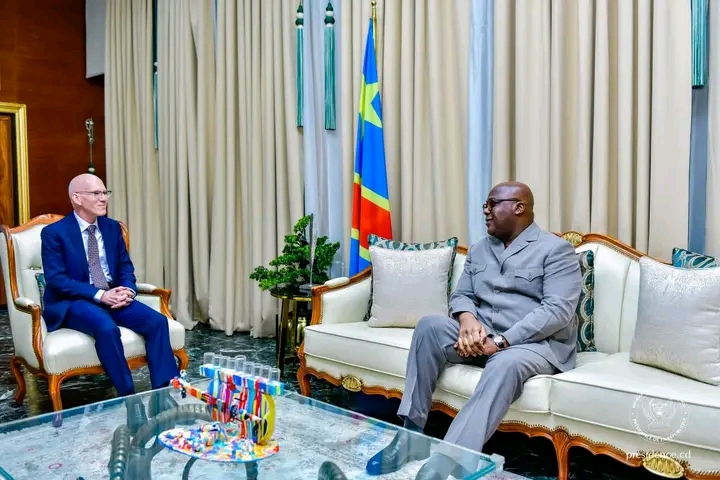 RDC :Tshisekedi échange avec le nouveau chef de la MONUSCO sur la mise en œuvre du mandat