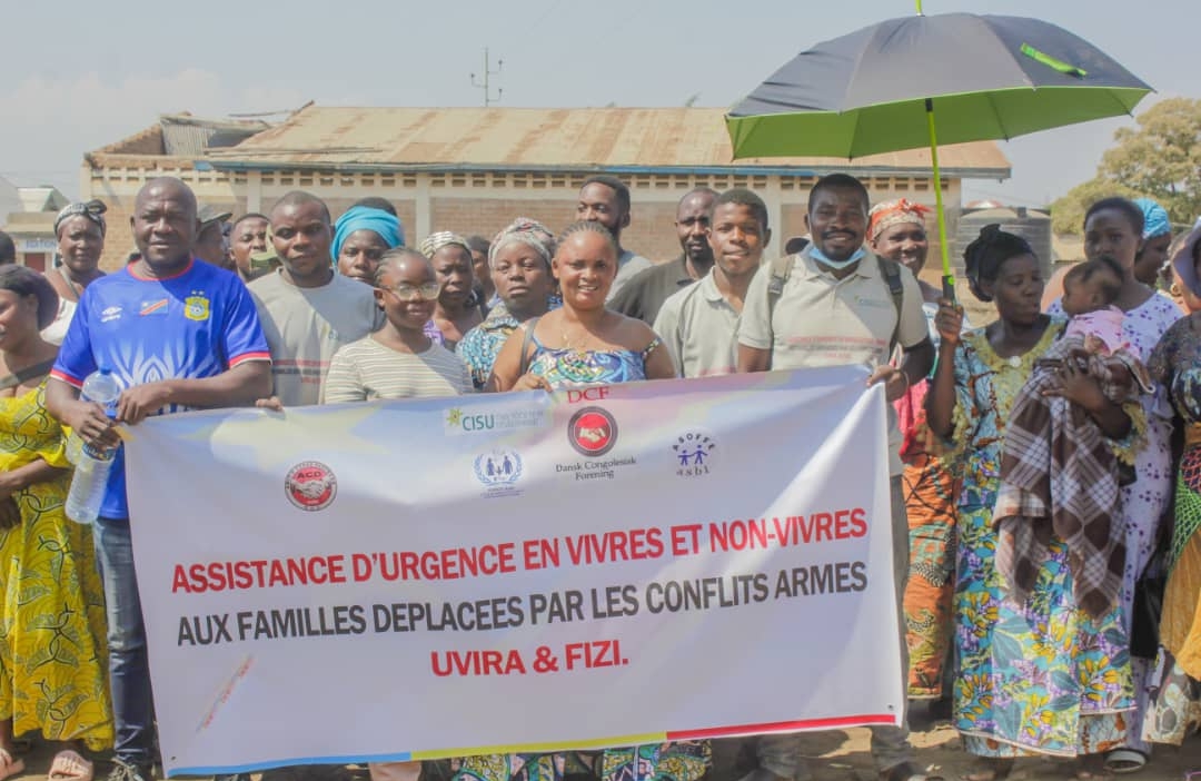 Sud-Kivu : 200 ménages de déplacés internes assistés à Uvira par la synergie AMANI