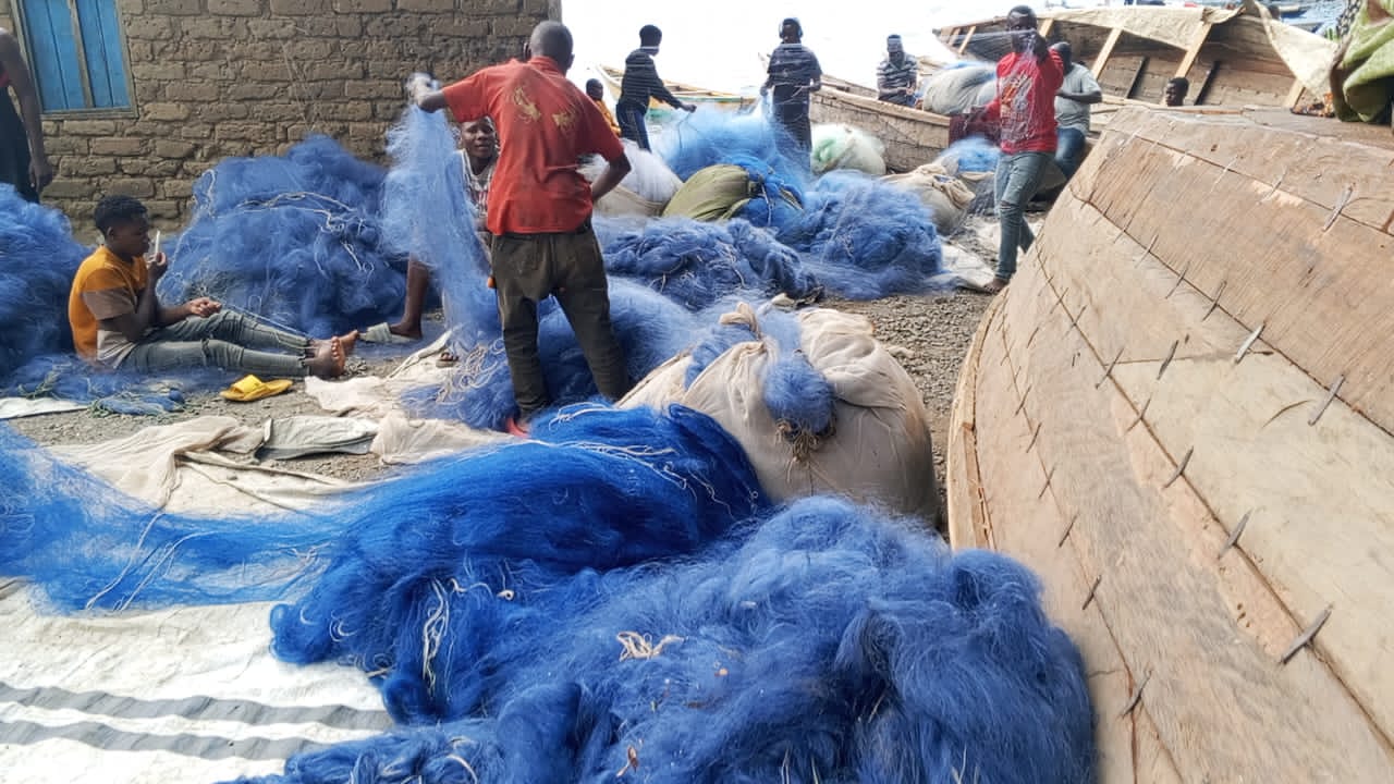 Les pêcheurs de Talama saluent l&rsquo;amélioration de la sécurité sur le lac Tanganyika malgré la baisse des revenus