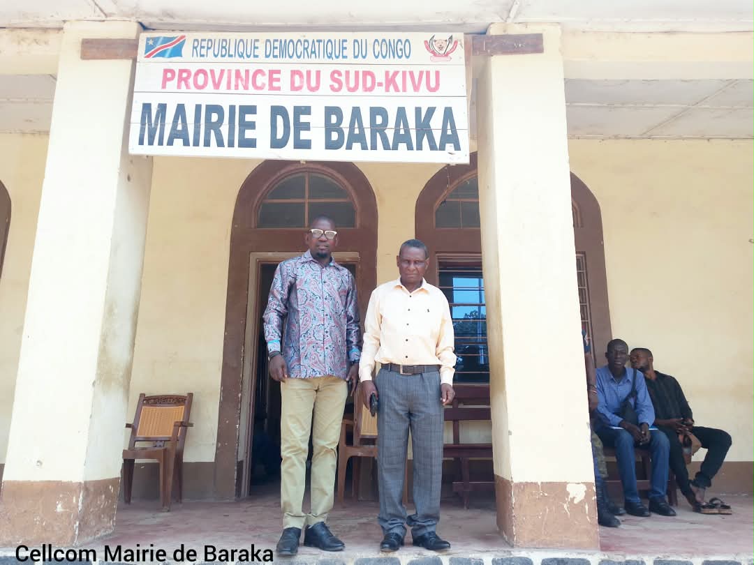 Baraka : le maire adjoint et intérimaire reçoit l&rsquo;assistant parlementaire de l&rsquo;honorable m&rsquo;senyibwa apele janvier